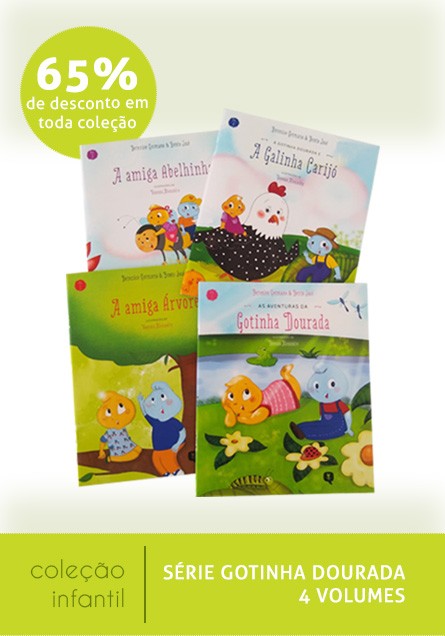 Combo Gotinha Dourada - Coleção Infantil